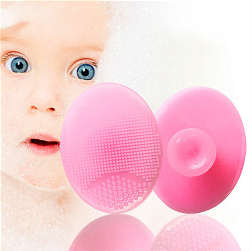 1 st siliconen bad borstel gezicht exfoliërende spa mee -head gezichtsschoon borstel baby shower bad kophuid zachte reinigingsmiddel