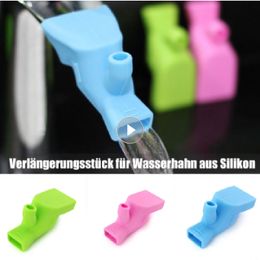 1 st siliconen kraan verlengers water kraan elastisch verstelbare mondstukkender voor badkamer wastafel kraan extenders keukenaccessoires