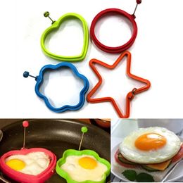 1pc Silicone Fried Egg Pancake Anneau Ovoque Fried Oeufs Fried des œufs en forme de coeur