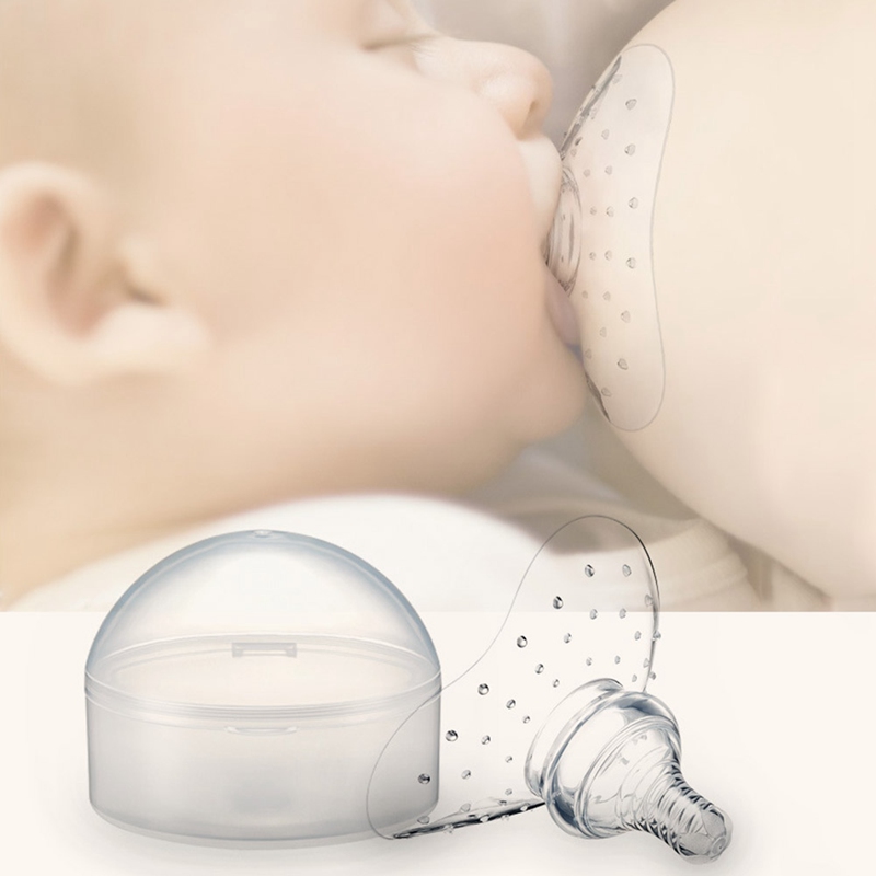 1 pz Tiralatte Protezioni per capezzoli in silicone Allattamento per madri Protezione per capezzoli Copertura Allattamento al seno Latte materno Allattamento al seno Madre protettiva
