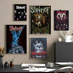 1pc Slipknot Paper Paper Impression de chambre à coucher Home Barbent Entrance Cafe Art Painting Decoration