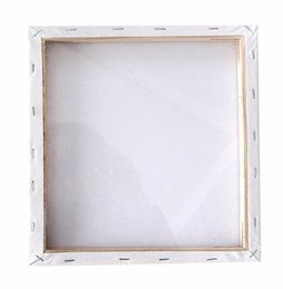 1pc klein kunstbord wit leeg vierkant kunstenaar canvas houten plank frame voorbereid voor olie acrylverf Mayitr schilderborden7267039