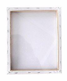 1PC Small Art Board White Blank Square Artiste Artiste Cadre de planche en bois amorcé pour l'huile Acrylique Paint Mayitr Boards 7906222