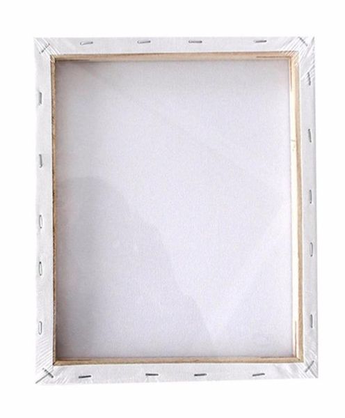 1PC Small Art Board White Blank Square Artiste Artiste Cadre de planche en bois amorcé pour l'huile Acrylique Paint Mayitr Boards 7906222