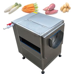 1PC Kleine Elektrische Rvs Wortel Groente Fruit Gember Aardappel Roller Dunschiller Wassen Peeling Reinigingsmachine
