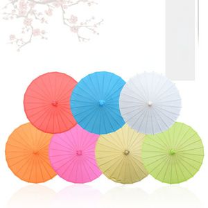 Petit parapluie en papier huilé, 1 pièce, pour mariage, mariée, maternelle, bricolage, peinture de couleur faite à la main, décoration artisanale, accessoires de tir de danse