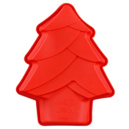 1pc petit moule en silicone arbre de Noël santa claus flocons de neige moule à gâteaux de cuisson de la fête de fête de fête cadeau