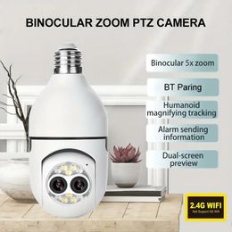 1pc Smart Light Bulb Monitor Camera, verrekijker gelijktijdige opname, 1080P draadloze beveiliging Indoor IP-monitor, infrarood nachtzicht, tweerichtingsspraak