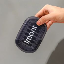 1 -sty zeepbox container met dekselreis zeephouder duurzame zeepkoffer sterke afdichtingsorganisator badkameropslag accessoires