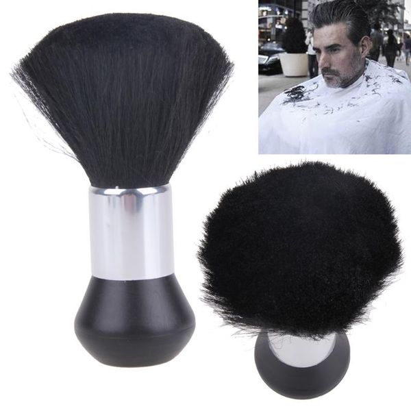 1PC doux noir cou visage Duster brosses barbier cheveux propre brosse à cheveux Salon coupe coiffure style maquillage outil