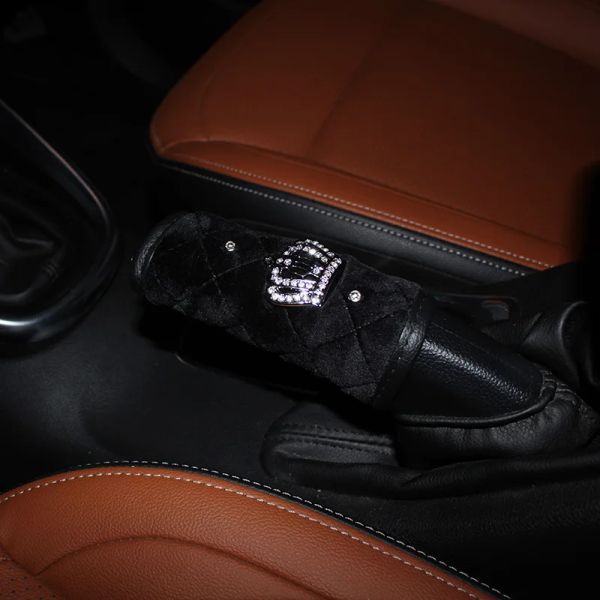 1PC Soft Plux Crown Crystal Ai Siat Seat Trestrest Corlow Auto Neck Souild Support Oreads Gear Hand Free Brake CEINDER CEINDER