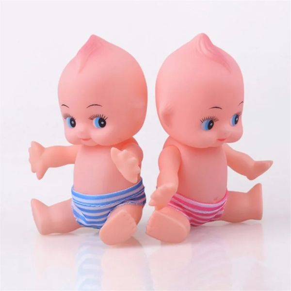 1pc Soft Silicone caoutchouc pressing Sound Baby Bath Beach Vocal Toys Kids Playing Water Games Boys Girls For Doll Toys GIF