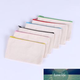 1Pc Effen Kleur Canvas Opbergtas Multifunctionele Opbergtas Kerstcadeau Snoep Sieraden Organizer Cosmetische Munten Sleutels Zakken