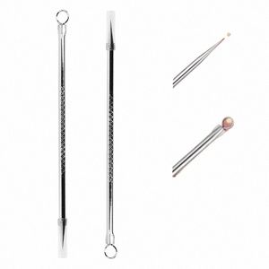 1 unid Stainl Steel Blackhead Comedes Acné Mancha Extractor Removedor Cara Cuidado de la piel Limpiador de poros Agujas Herramientas de eliminación n83a #