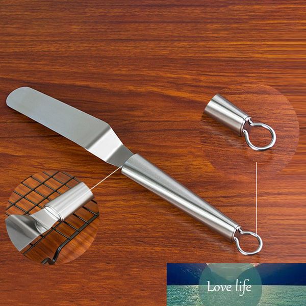 1pc acier inoxydable gâteau spatule beurre crème glaçage glaçage couteau plus lisse cuisine pâtisserie gâteau décoration outils