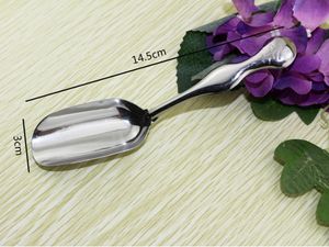 Cuillère à thé en acier inoxydable, 1 pièce, cuillère à thé minimaliste, cuillère à thé en poudre, cuillères à thé à fleurs, accessoires de cuisine, outils