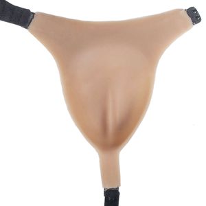 1PC TG fausse culotte en silicone sous-vêtements à bout de chameau faux vagin peau de transexuelle JJ pour crosscommode transgenre