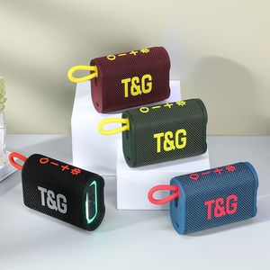 1PC TG396 Draagbare Bluetooth-luidspreker Draadloze Mini Bass-kolom Boombox BT USB TF AUX Play Grade 7 waterdichte buitenluidspreker voor smartphone Tablet