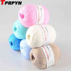 1PC TPRPYN 10Pcs = 500g Fil de laine de vison à la main en cachemire pour tricoter du fil au crochet pour la ligne tricotée à la main fils de laine au crochet Y211129