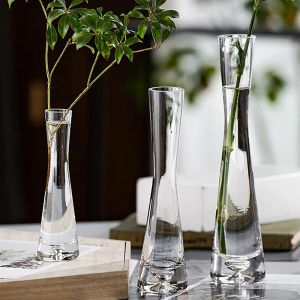 1 pc transparant glazen bloem vaas kleine vaas hydrocultuur plant bloem terrarium luxe kamertafel home decor bruiloft decoratie