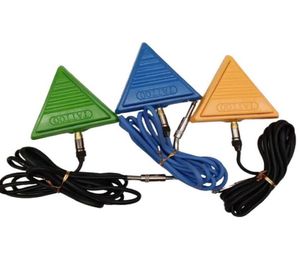 1 pieza de pedales de tatuaje triangulares, interruptor de pedal, cable que se puede separar, estilo plano fuerte, nuevo Pro, 3 colores a elegir, plástico para Power7023448