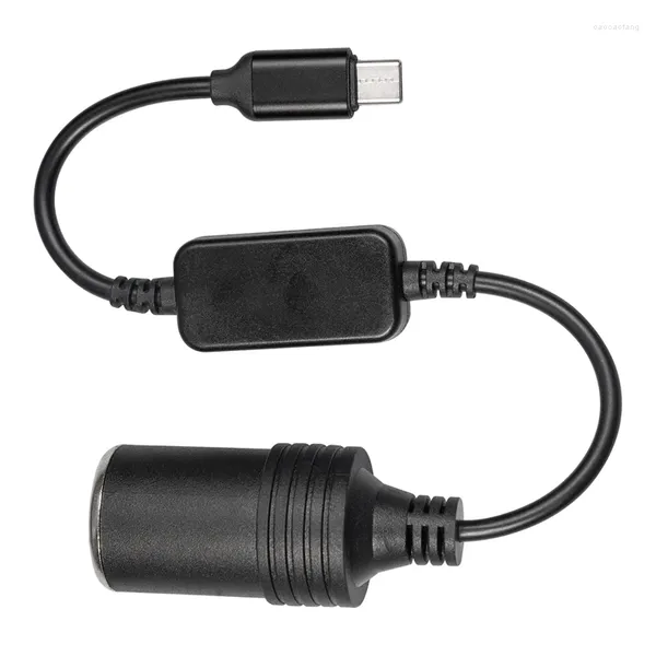 1 PC Tipo-C 5V a 12V Bloque más ligero USB Adaptador Femenino Convertidor Consejo electrónico Accesorios