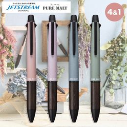 1 st UNI multifunctionele 41 Balpen Mechanische Pen JETSTREAM Pure Malt MSXE5-2005 Bloem Limited Edition 240116