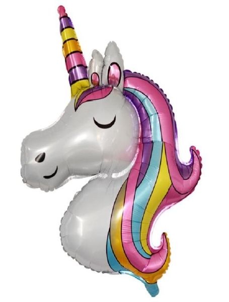 1 unidad de decoración de fiesta de cumpleaños de Unicornio, recuerdo de fiesta de Unicornio para niños, globos de Unicornio, decoración de boda, Baby Shower6542031