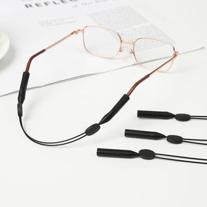 1pc Unisexe Lunettes de sport réglables chaîne en silicone corde de cou de couche à cordon longe