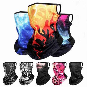 1 PC unisexe multi-fonction visage cou couverture magique écharpe Protection solaire Anti-poussière cyclisme impression Bandana été extérieur accessoire Y1229