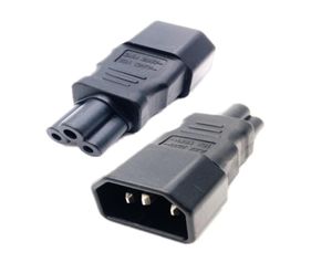 Adaptateur d'alimentation universel IEC 320 C14 à C5, convertisseur C5 à C14, prise de courant AC, 3 broches, connecteur IEC320 C14, 1 pièce, NEWEST1550524