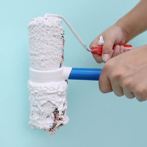 1 st geüpgraded Roller Saver Cleaner Super Easy Clean Tools Paint Roller Spinner Borstel Reinigingsmiddel voor reinigingshuls