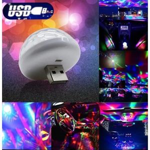 1pc car atmosphère LED LEAU, USB Mini Stage Effect LED LELLING, RVB DISCO DJ accessoires