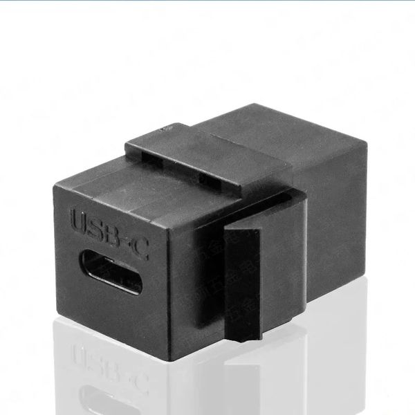 1PC USB 3.1 Type C Keystone Femelle à femelle Coupleur INSERTS ADAPTATEUR ADAPTATE