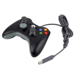 1pc USB filaire Joypad Gamepad Controller pour Microsoft ou Xbox Slim 360 et PC pour Windows7 Joystick Gamepad Controller247Z