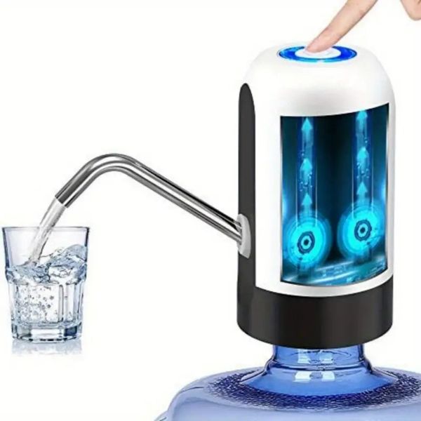 1pc, pompe à bouteille d'eau, distributeur de bouteille d'eau automatique de charge USB, pompe à eau potable, distributeur d'eau électrique portable, pompe à bouteille d'eau, outils utiles