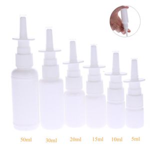 Sleutelhangers 1 st Wit Vacuüm Plastic Neusspray Flessen Pomp Spray Neus Mist Mist Fles Voor Medische Verpakking 5 ml 10 ml 15 ml 20 ml 30 ml Swy bbyIYc