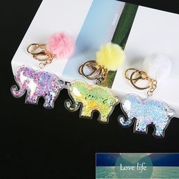 1 ST Dames Sleutelhangers PU Eenhoorn Hart Glitter Uitgeholde Star Handtas Keyrings Puffer Ball Charms Gift