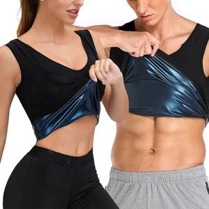 1PC Dames Hot Sweat Tank Top Heren Sauna Tank Top Abdominale compressie Taille Trainer Vetverbranding Buikspieroefening Shirt Gym Strakke Borst 231025