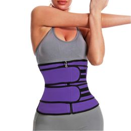 1 PC corset femme néoprène taille formateur ultra-mince forme taille sauna sport ceinture violet 231025