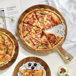 Planche à découper en bois, planche à Pizza, planche à découper de cuisine en bois pour la viande, le fromage, le pain, les légumes et les Fruits, planche à charcuterie, Gadgets de cuisine, articles les moins chers, 1 pièce