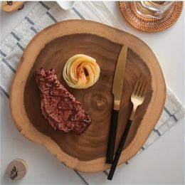 1 pieza, tabla de cortar de madera, tabla de cortar con forma de tocón de árbol, tabla para servir frutas y panadería, utensilios de cocina, artículos de cocina, accesorios de cocina