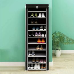 Armoire à chaussures multicouche anti-poussière, 1 pièce, étagère spatiale, meubles et rangement pour la maison, 240130