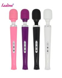 1PCS 10 Speed USB Magic Wand Massager AV Vibrator Clit Stimulatie Squirt Sfeer Sekproducten 4 kleuren om te kiezen AV0042 S197065898898