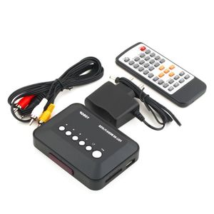 Livraison gratuite 1 pièces 1080P HD SD/MMC TV vidéos SD MMC RMVB MP3 Multi TV USB H-DM-I lecteur multimédia boîte en gros Chsgg