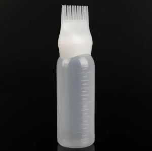 1PCS 120 ml Dye capillaire Bouteilles Applicateurs Dying Plastic Shampoo Bottle Huile Poux Bruss