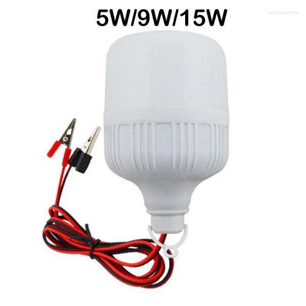 1 pièces 12V-85V 5W 9W 15W lumière LED Ampoule Bombillas Spot ampoule Portable Luminaria blanc d'urgence froid