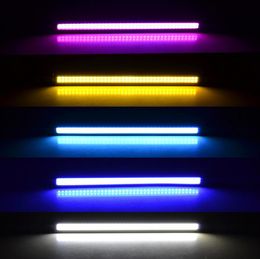 1 pièces 2016 nouvelle mise à jour Ultra lumineux LED feux de jour DC 12V 17cm 100% étanche Auto voiture DRL COB conduite antibrouillard