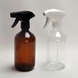 1 stks 300 ml/500 ml Spuitflessen Subbottling Plastic multolor navulbare fles lege container flip-top make-upgereedschap