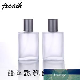 1 stks 30 ml 50 ml Clear Glass Spray Fles Frosted Square Glas Parfum Cosmetische Verpakking Fles Fialen
